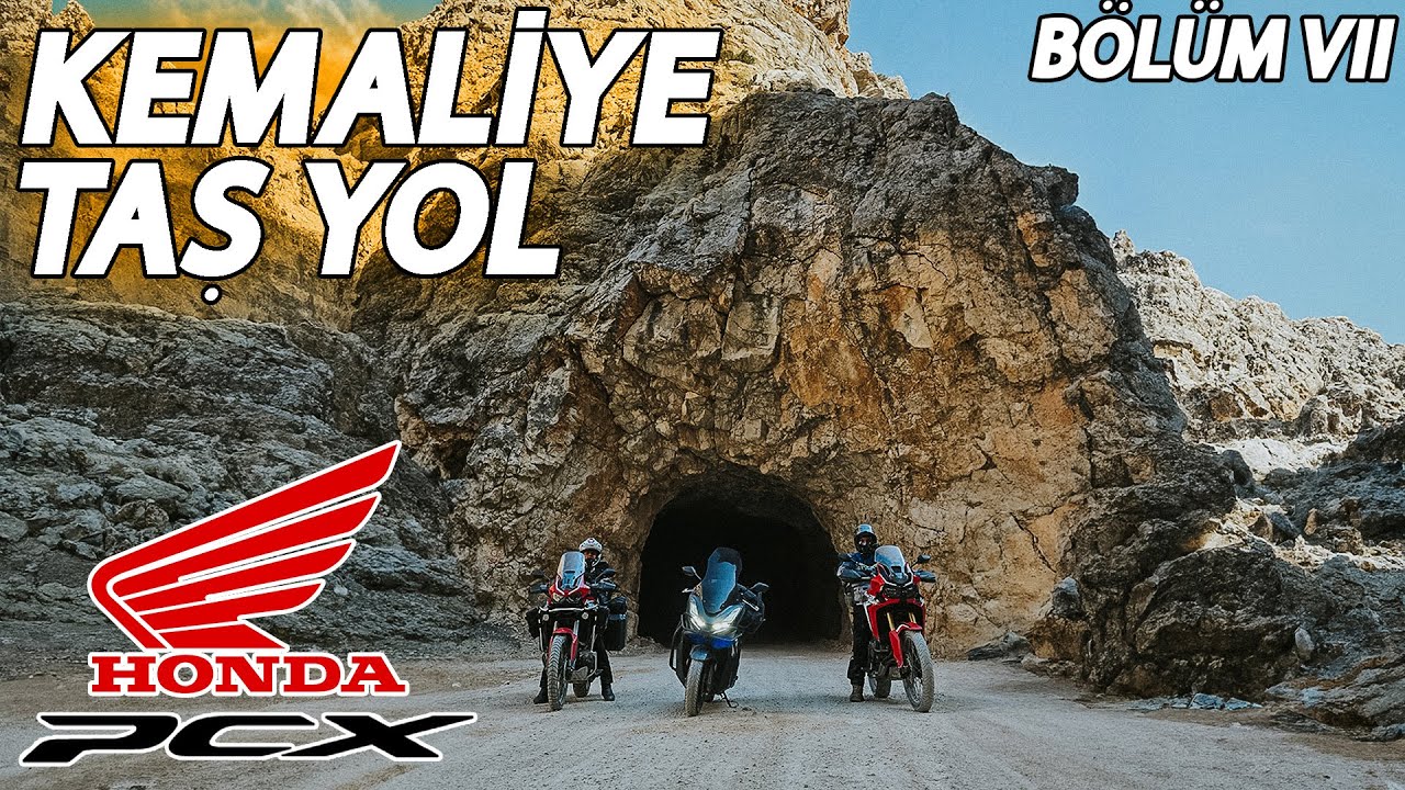 HONDA PCX İLE KEMALİYE TAŞ YOL - KARANLIK KANYON | DOĞU'YU Bİ TURLAYALIM