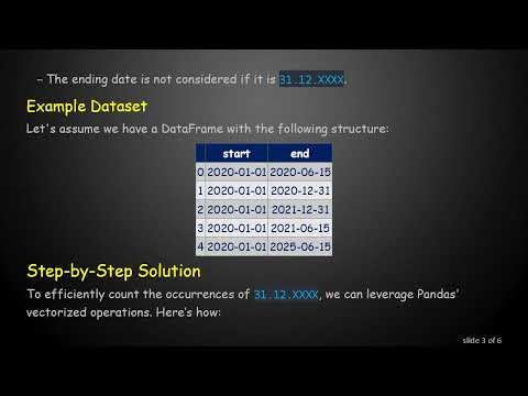 How to Count 31.12.XXXX Dates Within a Date Range in Python Using Pandas