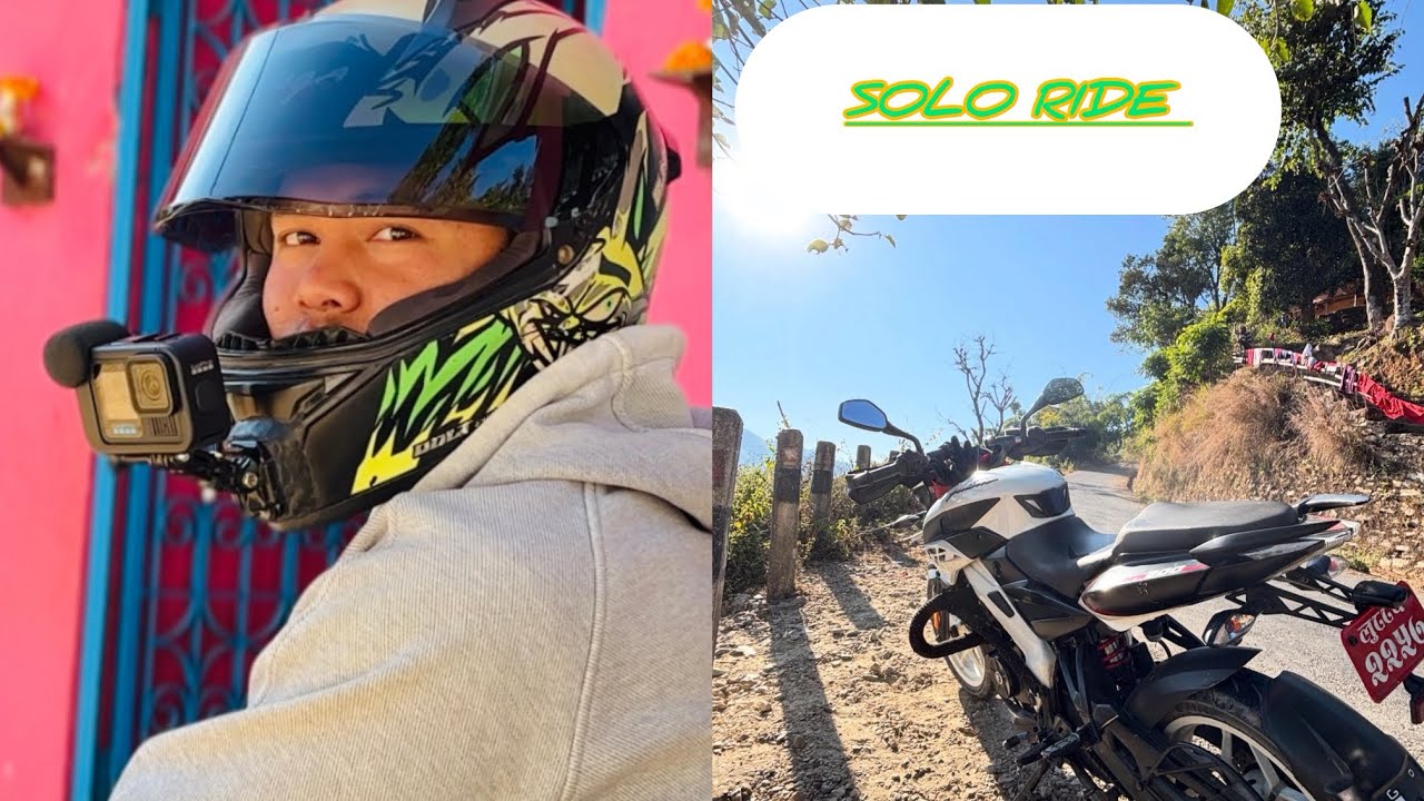 SOLO RIDE ❤️ HARNUS  PURA VIDEO # MOTOVLOG ❤️
