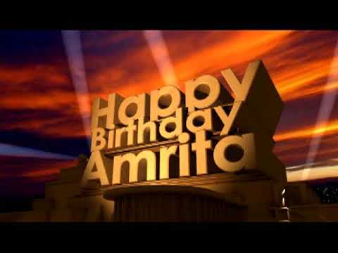 Happy Birthday Amrita