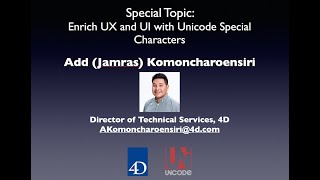 4DMethod #51 | Enrich UX and UI with Unicode Special Characters - Add Komoncharoensiri