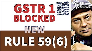 Blocking of both E Way bill and filing of GSTR 1 if GSTR 3B is not filed | Rule 59 and Section 37