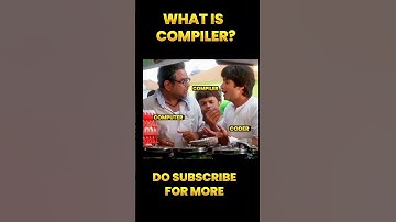 What is Compiler? #shorts