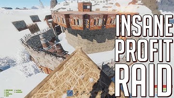 CRAZY LOADED FIRST RAID! // Rust Raids [Part 1/2]