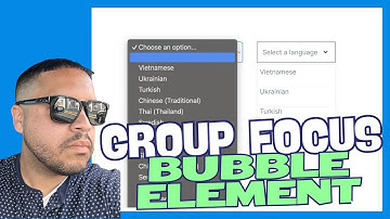 Using Group Focus Elements in Bubble.io