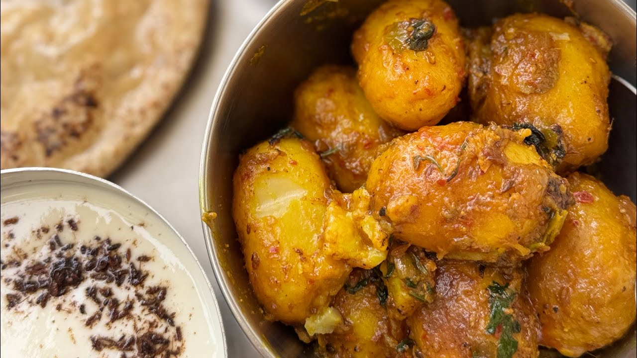 Dum aalu recipe #food #indianrecipes #indiancuisine #cooking 
