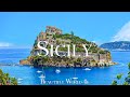 Sicily italy 4k u relaxing music with amazing natural landscape  beautiful nature