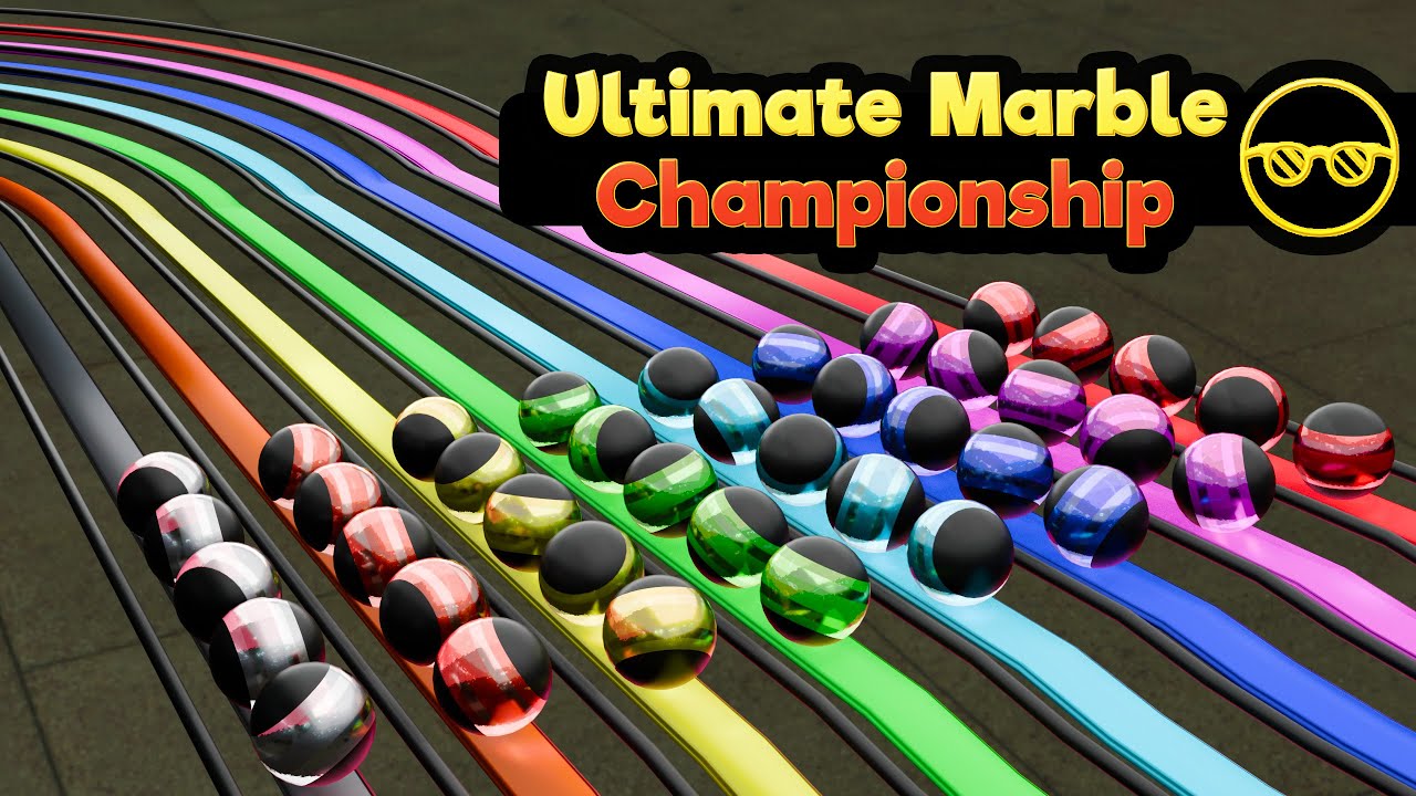 Ultimate Marble Championship – 8 Colors Battle for Glory! | 3D Marble Race Tournament