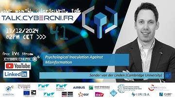 [T41FULL] Psychological Inoculation Against Misinformation – Sander van der Linden (Uni Cambridge)