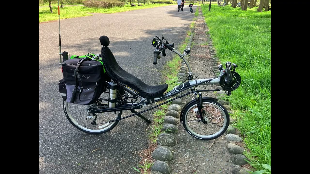 リカンベント STAR RECUMBENT リカンベントバイク紹介 foldable Iowa Linear Recumbent Bike - YouTube