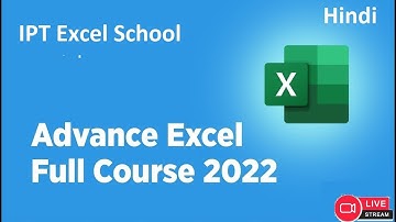 Excel 2021 New just in 2 Hours Live with Sujeet Sir