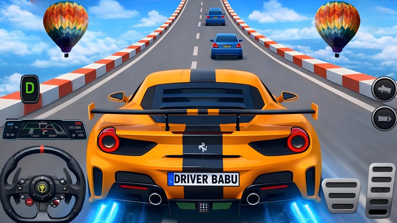 Mega Ramp Sport Car Racing 3D - Extreme Car Stunts Android Gameplay #megaramp  #3dgames  #carracing