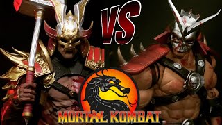 Storm collectibles vs McFarlane mortal Kombat Shao Kahn 1/12 action figure review -bloody