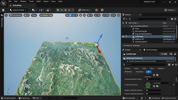 Unreal Mapbox Bridge -- Tut on how to overlay a satellite image on your landscape