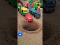 Dale Tractor and autorickshaw pushing redu car and cars in to pit near tanker Truck #jcp #jcbvideo