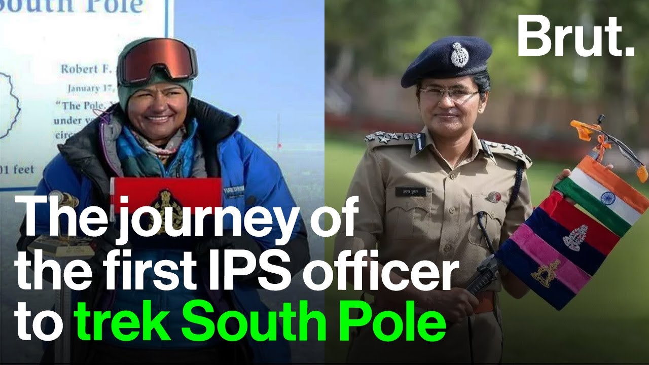 Meet the first IPS officer to trek South Pole - YouTube