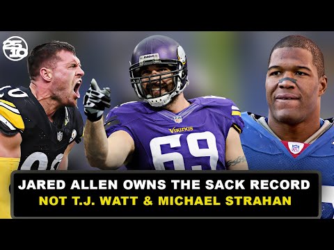 Jared Allen Owns The Sack Record Over Michael Strahan &amp; T.J. Watt | 25/10 Show