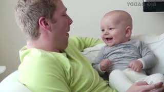 TOP 100 Cutest Daddy Blowing Bubble Gum Make Baby Laugh - Funny Cute Video