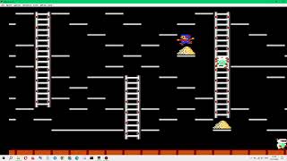 LODE RUNNER. STAGE 14. OLD GAME. GAMES-DENDY. RETRO GAME.