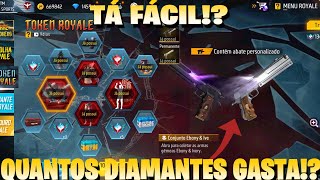 PEGUEI TUDO! NOVO TOKEN ROYALE DE DEVIL MAY CRY PEGANDO AS NOVAS SKINS E EMOTE! TÁ FÁCIL!? FREE FIRE