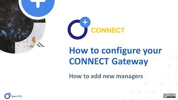 OpenAIRE CONNECT tutorial - How to add new managers