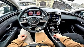2023 Hyundai Tucson STYLE [ 1.6 T-GDi 48v. Mild-Hybrid 4WD ] POV Test Drive | Fuel consumption