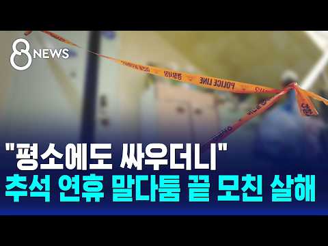 "Always arguing"... Daughter kills mother after Chuseok holiday dispute / SBS 8 News