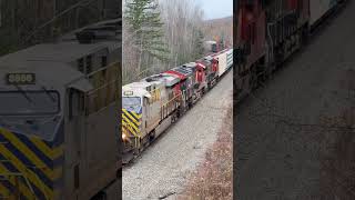CN M305 Deleavey Road on 11/1/2025 with a friendly crew #cnrailway #Buddywastheretoo