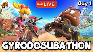 DAY 1 OF THE GYRODOSUBATHON IS HERE