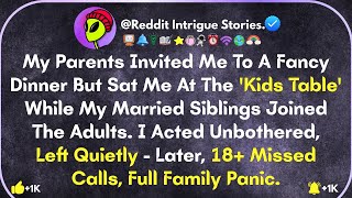 My Parents Invited Me To A Fancy Family Dinner But Told Me To Sit At The Kids’ Table