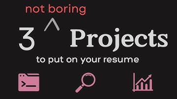 3 *NOT BORING* Python Projects to Put on Your Resume