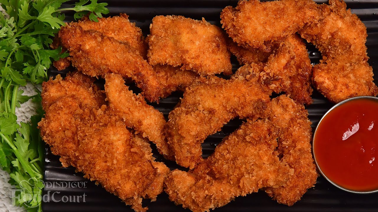 Chicken Strips Recipe/ Crispy Chicken Fry/ Chicken Starter Recipe picture photo