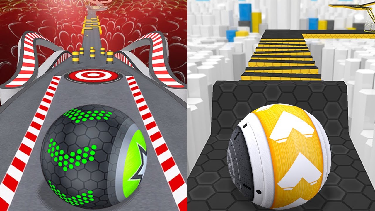 🌈 Going Balls VS GyroSphere Trials,Rollance Ball,Space Rolling Balls,Action Balls,Rolling Balance 3D