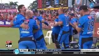 Scorchers v Strikers match highlights