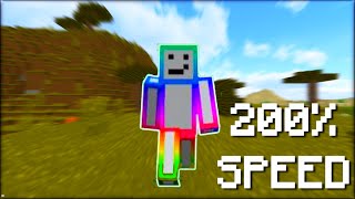 Minecraft, but its at 200% speed