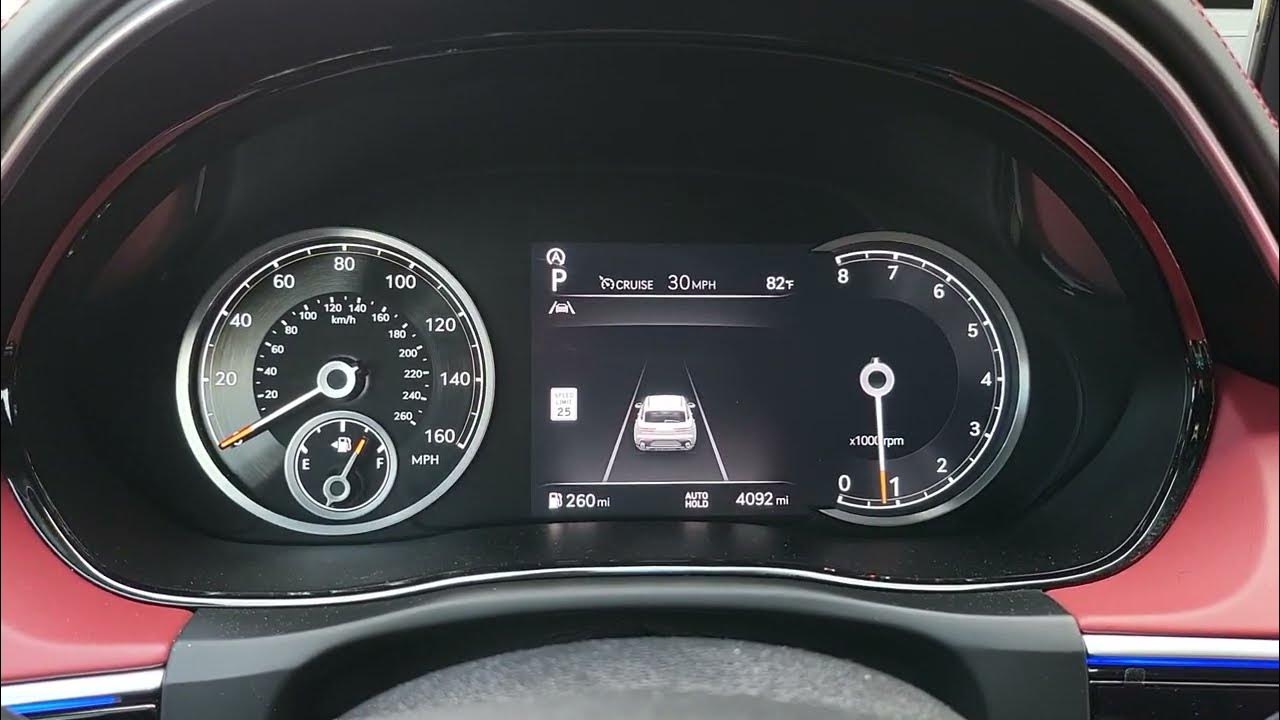 Genesis GV70 How to Enable Digital Speedometer in center cluster