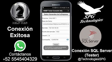 Conexión SQL Server (Tester) | Validador conexión SQL a MyBusiness POS | Android SQL connection 2025