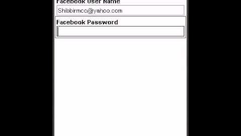 Facebook Bangla Status Updater (J2ME Mobile APP)