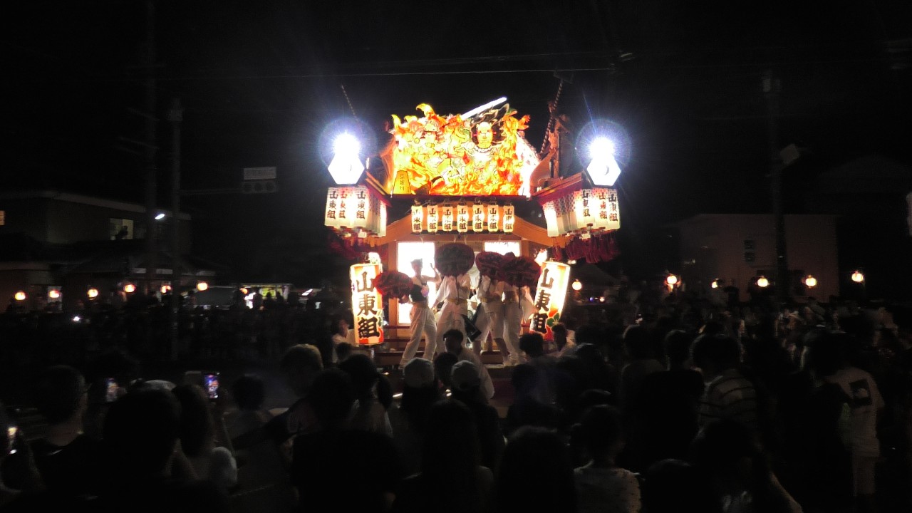 令和8年八幡津島神社祭典7月19日（日）山東組～再び宮前～ - YouTube