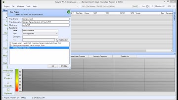 How to create a WiFi coverage study project?