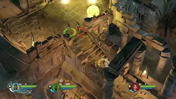 Lara Croft - Temple of Ostris- Tomb of Silverstone gameplay co-op Part 3
