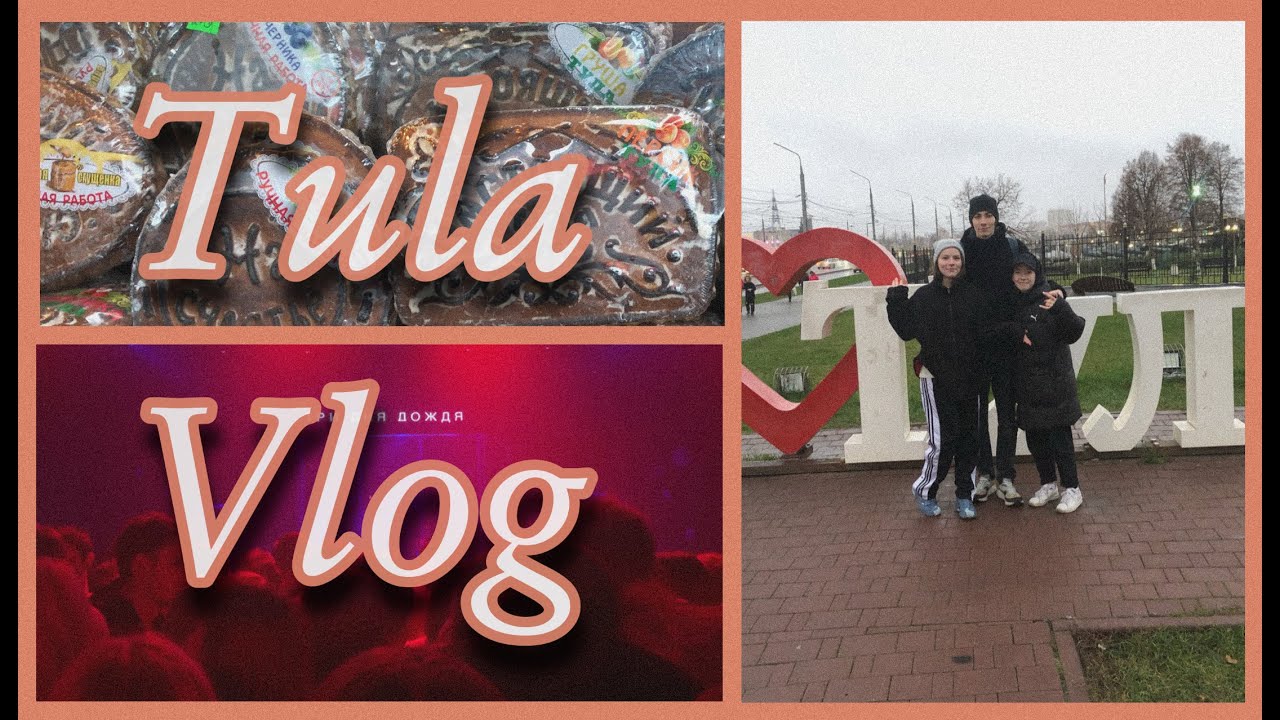 Тула Vlog/ Концерт Три Дня Дождя/ Скупили все пряники)