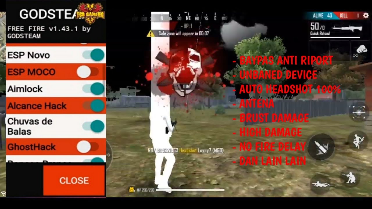 NEW SCRIPT CHEAT FREE FIRE AUTO HEADSHOT | TCS SIMPLE ANTI BANNED + MOD MENU NO ROOT NO FC WORK 100%