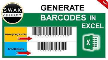 👍 Create Barcodes in Excel - Very Simple