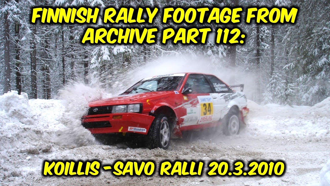 Finnish rally footage from archive part 112: Koillis-Savo Ralli 20.3.2010