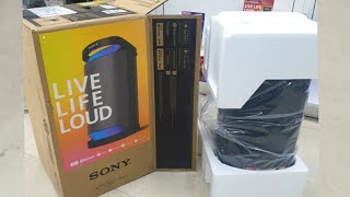 SONY SRSXP500 PARTY SPEAKER | UNBOXING/REVIEW IN HIND I WITH INBUILT BATTERY 20 HOURS PLAY TIME