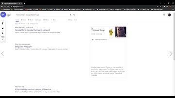 Google Thanos Snap Effect  !