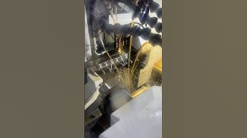 The motion trajectory of a Swiss CNC lathe sample production, HD #cnclathe #production #sample