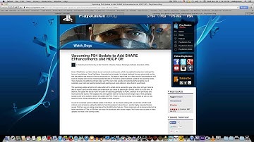 PS4 Update HDCP Off Video editing & High Resolution For Streaming & Use USB To Export Clips