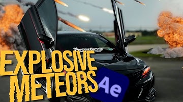 How to Create a Meteor Strike with Explosions in After Effects